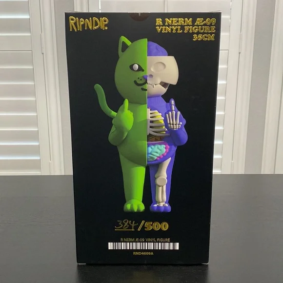 Rip N Dip R Nerm Æ-09 Vinyl Figure - Neon Green Anatomy Limited